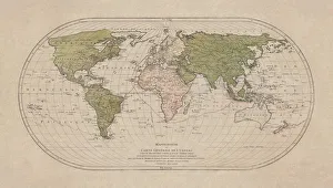 World map by Mathieu Albert Lotter, Augsburg, 1778 World map by Mathieu Albert Lotter, Augsburg, 1778