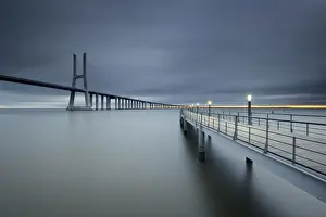 Long Exposure Shots Prints: Yellow Split