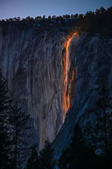 Yosemite Valley Views Prints: Yosemite Firefall