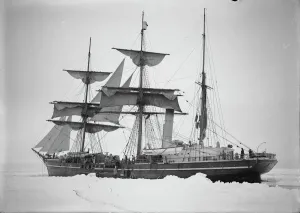 Antarctic Expedition Prints: The Terra Nova Print: A Ship Trapped in Ice