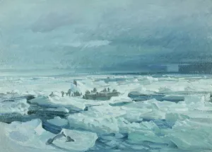 Camp on the breaking pack ice, Weddell Sea, 1915 Camp on the breaking pack ice, Weddell Sea, 1915