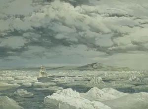 First discovery of land by HMS Investigator, September 6th 1850 First discovery of land by HMS Investigator, September 6th 1850