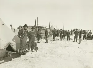 Trans-Antarctic Expedition Prints: Ocean Camp Print
