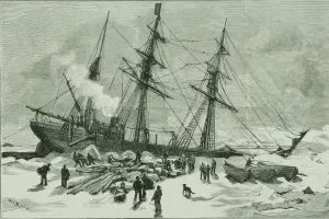 Scott Polar Research Institute Images Prints: The sinking of the Eira, August 21 1881