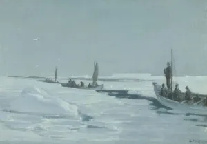 Sailing towards Elephant Island through open pack ice, Weddell Sea Sailing towards Elephant Island through open pack ice, Weddell Sea