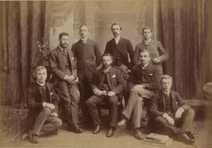 Staff of the Challenger office, ca. 1886 Staff of the Challenger office, ca. 1886