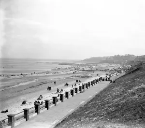 Whitley Bay Beach Print 1928