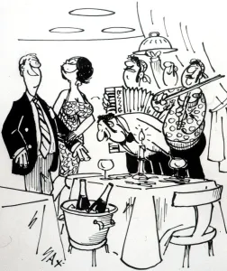 Cartoon by Sax Usually paying little or no attention to political correctness, Sax Cartoon by Sax Usually paying little or no attention to political correctness, Sax