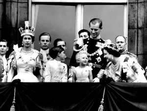 Coronation Day - With a charmingly grandmotherly smile, Queen Elizabeth, The Queen Mother Coronation Day - With a charmingly grandmotherly smile, Queen Elizabeth, The Queen Mother