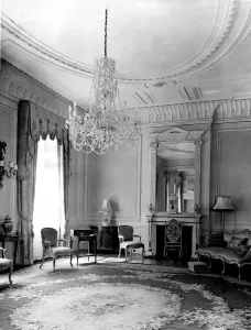 The drawing room. It is on the first floor of he older part of Clarence House built The drawing room. It is on the first floor of he older part of Clarence House built