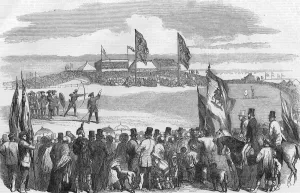 Fete of the Royal Company of Archers, on the links of Montrose. 18 May 1850 Fete of the Royal Company of Archers, on the links of Montrose. 18 May 1850