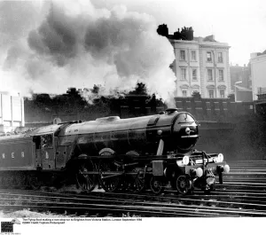 The Flying Scot making a non-stop run to Brighton from Victoria Station, London September The Flying Scot making a non-stop run to Brighton from Victoria Station, London September