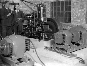 Generators at the Commodore Cinema, Orpington, Kent in the 1930s Generators at the Commodore Cinema, Orpington, Kent in the 1930s