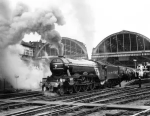 Edinburgh Prints: Print of The Last Flying Scotsman Run to Edinburgh, 1 May 1968