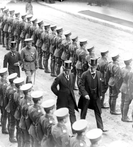 King inspects Guard of Honour at opening of Royal Society of Medicines building King inspects Guard of Honour at opening of Royal Society of Medicines building