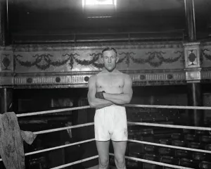 Well known boxer. Charlie Smith of Deptford. 1 March 1929 Well known boxer. Charlie Smith of Deptford. 1 March 1929