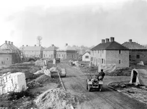 Londons First Really Permanent Houses, 1st February 1946 The first four of London's Londons First Really Permanent Houses, 1st February 1946 The first four of London's