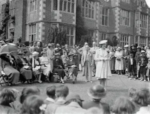 Mr and Mrs Morris Wheeler and Miss F Tomphis at the Horton Kirby fete held at Franks Hall Mr and Mrs Morris Wheeler and Miss F Tomphis at the Horton Kirby fete held at Franks Hall