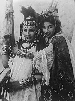 Related Images Collection: Ouled nail dancing girls of Algeria. They belong to a tribe of desert arabs February