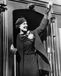 Princess Marina after she disembarked fro the cross-channel steamer: her royal highness Princess Marina after she disembarked fro the cross-channel steamer: her royal highness
