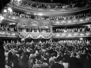The Queen at the Royal Opera House for gala in honour of visit of king gustav adolf The Queen at the Royal Opera House for gala in honour of visit of king gustav adolf