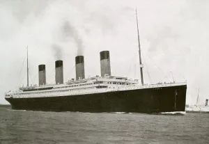 The RMS Titanic as she sailed from Southampton, England 1912 The RMS Titanic as she sailed from Southampton, England 1912