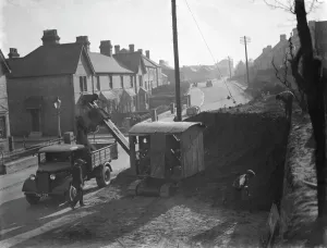 Nostalgia john tophams britain/road works swanley widening road 1938 Nostalgia john tophams britain/road works swanley widening road 1938