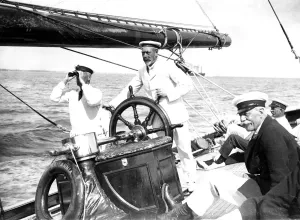 Royalty Prints: King George V as Captain of Britannia Print