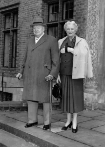 Sir Winston Churchill and Lady Clementine Churchill Sir Winston recently resigned Sir Winston Churchill and Lady Clementine Churchill Sir Winston recently resigned