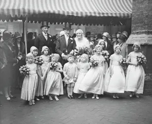 Wedding of Captain A Drew, Royal Artillery, and Miss Monora Christian ( Midlington Wedding of Captain A Drew, Royal Artillery, and Miss Monora Christian ( Midlington