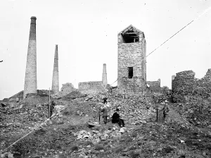 Botallack mine, St Just in Penwith, Cornwall. 1903 Botallack mine, St Just in Penwith, Cornwall. 1903