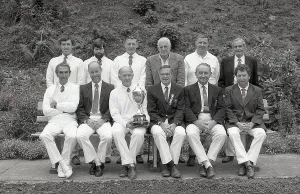 Bowling Club, Lostwithiel, Cornwall. September 1988 Bowling Club, Lostwithiel, Cornwall. September 1988