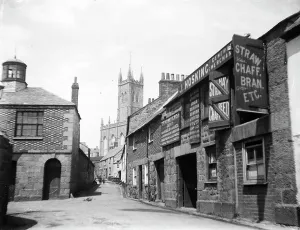 Chapel Street, Penzance, Cornwall. Early 1900s Chapel Street, Penzance, Cornwall. Early 1900s