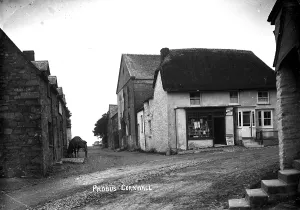 Chapel Street, Probus, Cornwall. Early 1900s Chapel Street, Probus, Cornwall. Early 1900s