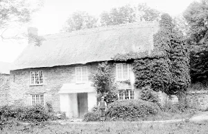 Cottage at Trenowth (near Grampound Road) in the parish of Probus, Cornwall. 17th June 1904 Cottage at Trenowth (near Grampound Road) in the parish of Probus, Cornwall. 17th June 1904