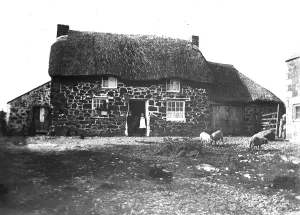 Crowgey Farm and yard, Ruan Minor, Cornwall. September 1902 Crowgey Farm and yard, Ruan Minor, Cornwall. September 1902