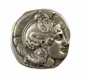 Electrotype Greek Coin from Thurium, Southern Italy Electrotype Greek Coin from Thurium, Southern Italy