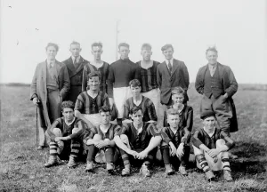 Football team, Probus, Cornwall. Around 1930 Football team, Probus, Cornwall. Around 1930