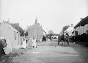 Fore Street, Probus, Cornwall. Around 1913 Fore Street, Probus, Cornwall. Around 1913