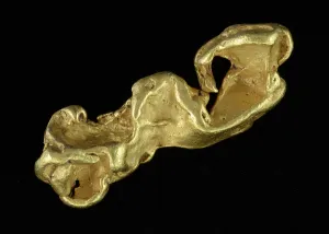 Gold, Carnon Stream Works, Perranarworthal, Cornwall, England Gold, Carnon Stream Works, Perranarworthal, Cornwall, England