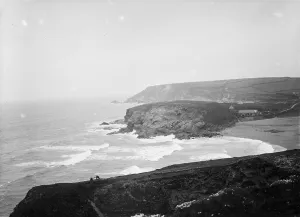 Gunwalloe Church Cove, Cornwall. Date unknown but probably early 1900s Gunwalloe Church Cove, Cornwall. Date unknown but probably early 1900s