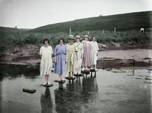 Holywell Bay, Cubert, Cornwall. Early 1900s Holywell Bay, Cubert, Cornwall. Early 1900s