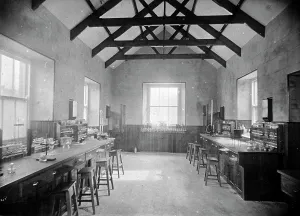 Interior of Probus School, Cornwall. Probably early 1900s Interior of Probus School, Cornwall. Probably early 1900s