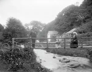 Lawrys Mill, Carnanton Woods, St Mawgan in Pydar, Cornwall. Early 1900s Lawrys Mill, Carnanton Woods, St Mawgan in Pydar, Cornwall. Early 1900s