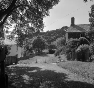 Malpas Ferry cottages, St Michael Penkivel, Cornwall. 1975 Malpas Ferry cottages, St Michael Penkivel, Cornwall. 1975