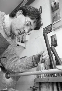Michael Ransley, Lostwithiel, Cornwall. January 1990 Michael Ransley, Lostwithiel, Cornwall. January 1990