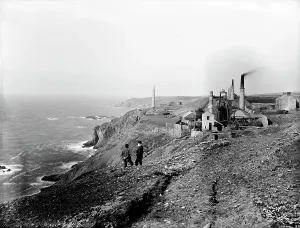 Prints of TRURI-1954-30-2-1 Historic Landmark Prints: Cornish Landscape Print