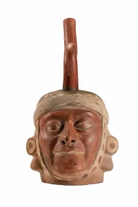 Moche Culture Portrait Vessel, Truxillo, Peru Moche Culture Portrait Vessel, Truxillo, Peru