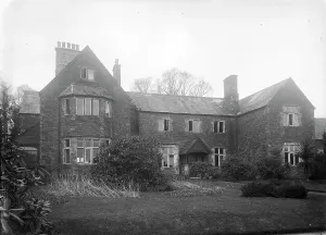 Prints of A view of the exterior of Causilgey, in the Manor of Tregavethan, known later as Causilgey Manor. Confusingly, the house has also been referred to as Tregavethan Manor House in 1911 Census data World War I And II Prints: Print of Causilgey Farm House, a two-storey stone building with slate roof