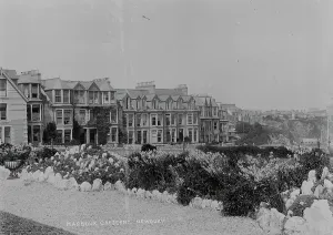 Print of Harbour Crescent, Newquay, Cornwall